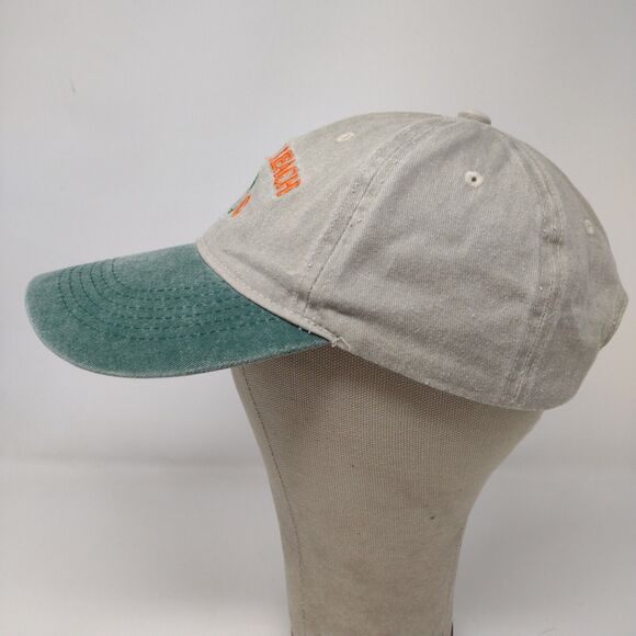 Shade Shack Men's Strapback Hat Gray Green Myrtle Beach South Carolina - Picture 5 of 10
